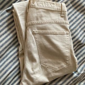 Imogene + Willie Ecru Elizabeth Jeans